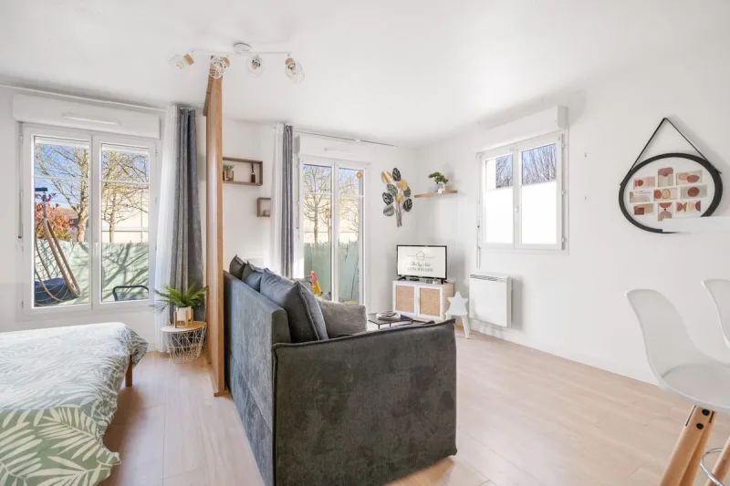 Cozy Nest Magny · Jardin privé à 5 min de Disney
